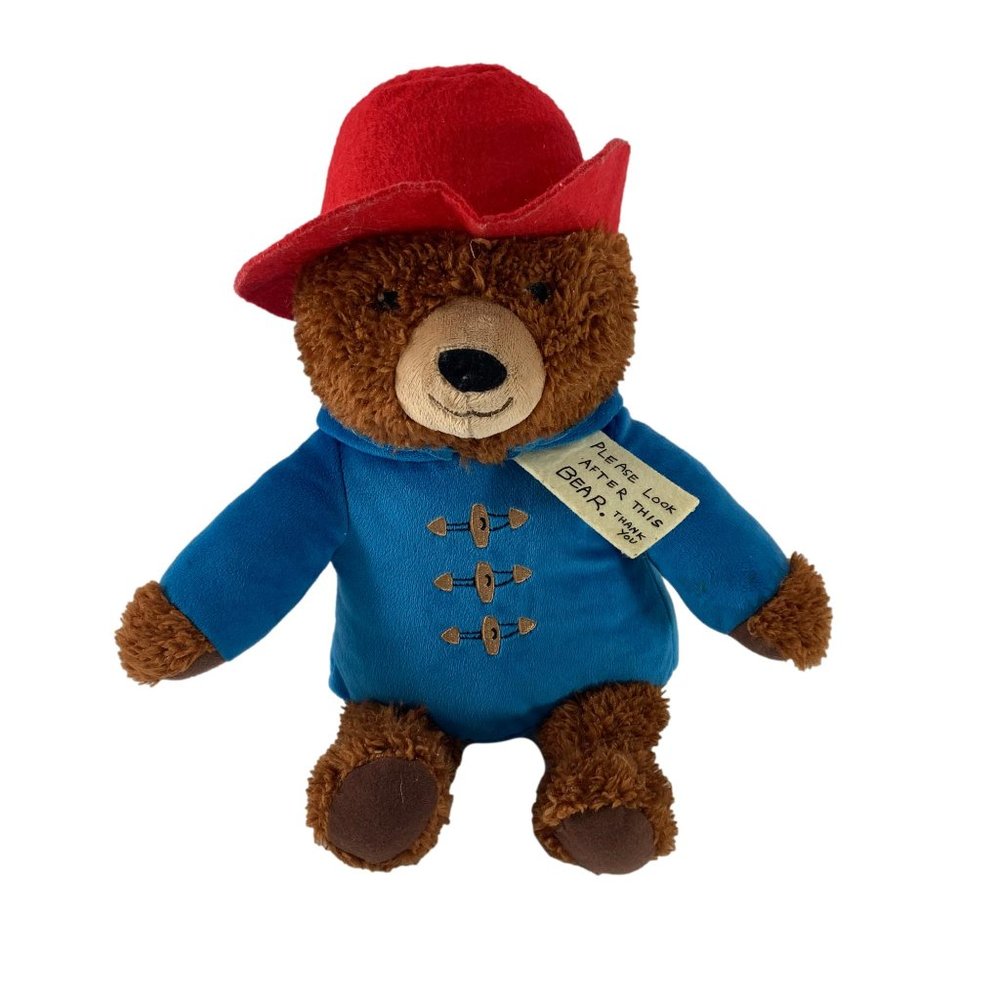 Kohls Cares Paddington Bear Plush Stuffed Animal Red Hat Blue Jacket